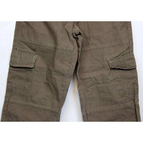 NWT 2007 Gymboree Dark Khaki Cargo Pants Boys sz 8 Pockets Outdoor Straight Fun - Picture 3 of 6